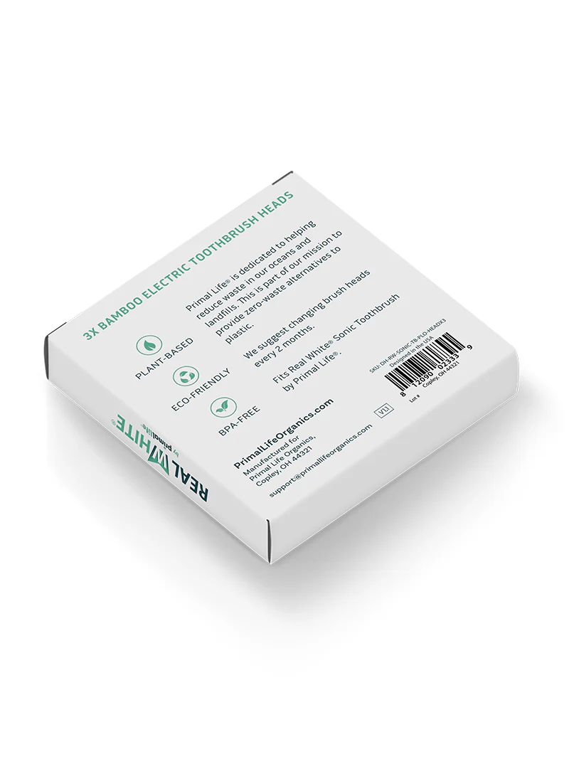 Bamboo Replacement Brush Heads for Sonic Toothbrush - Image 3