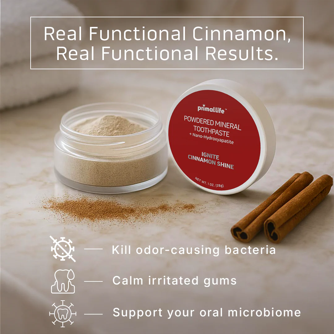 Ignite Cinnamon Shine Powdered Mineral Toothpaste - Image 3