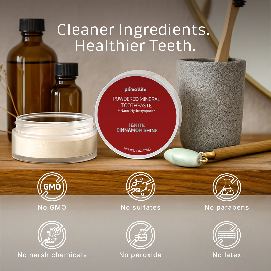 Ignite Cinnamon Shine Powdered Mineral Toothpaste - Image 4