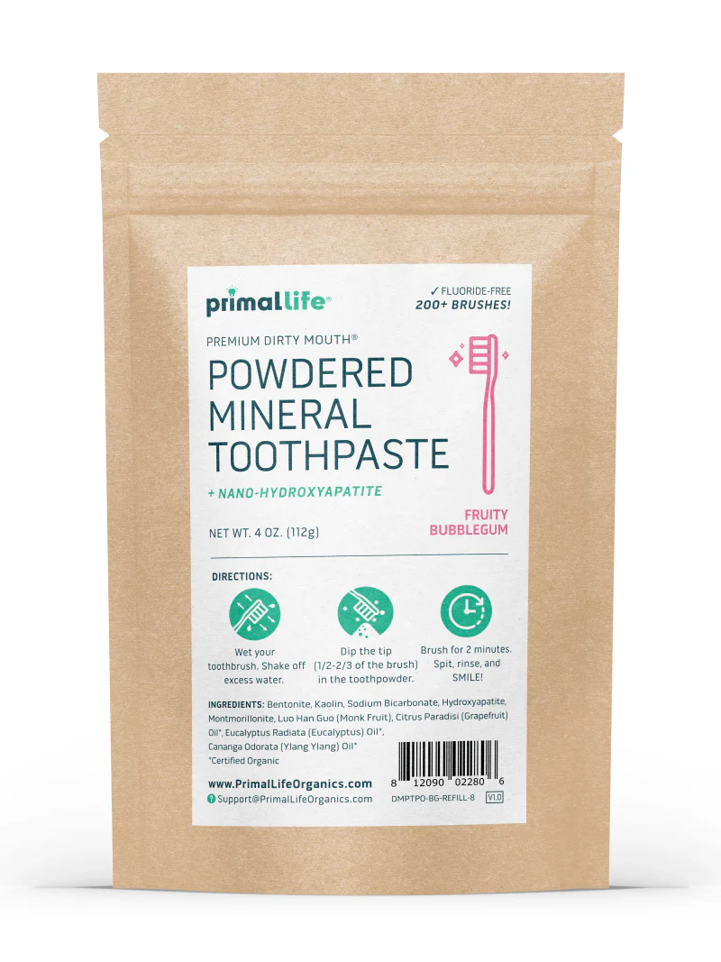 Kids Toothpowder / Powdered Mineral Toothpaste - Image 3