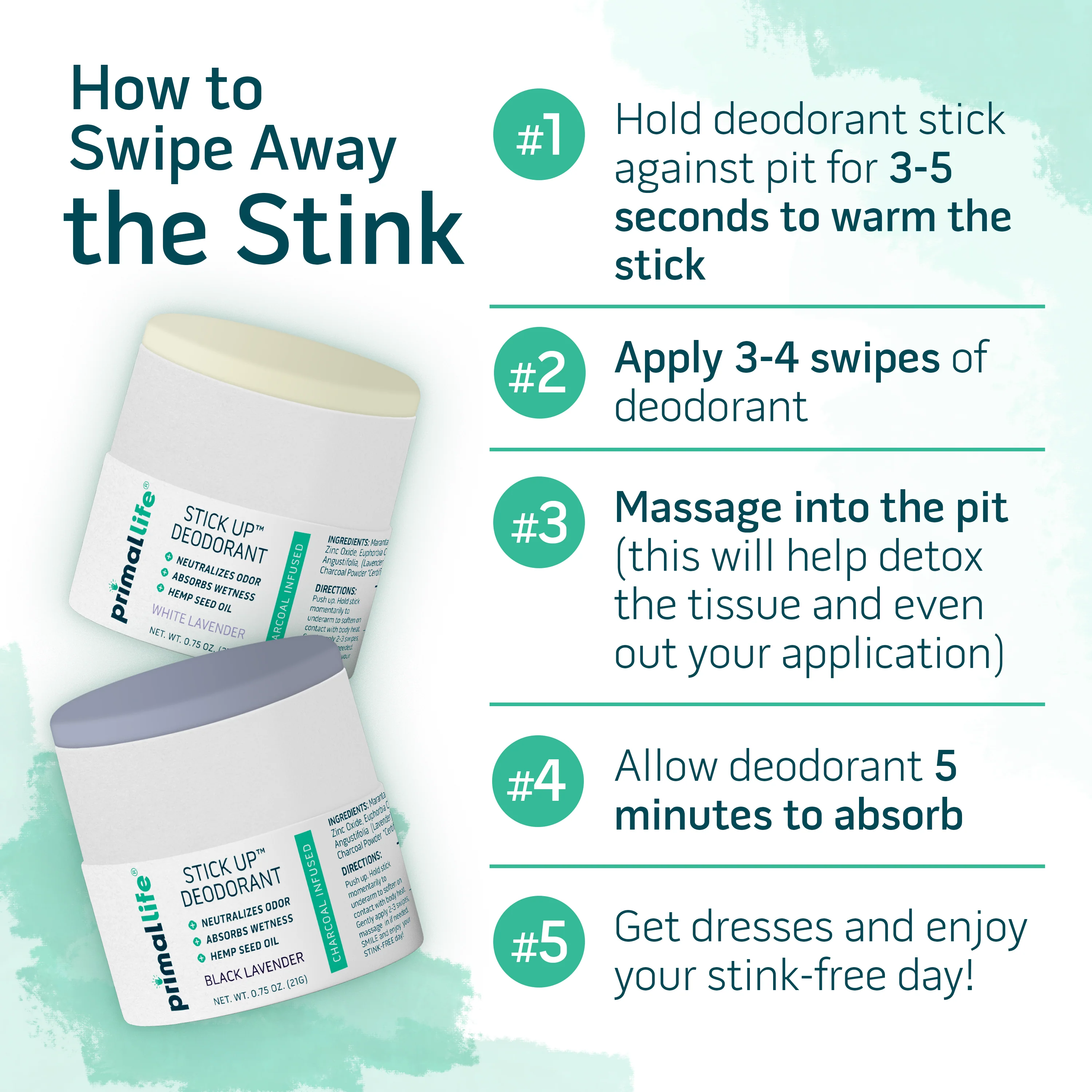 Deodorant 0.75 oz Stick Up (1 Month) - Image 10